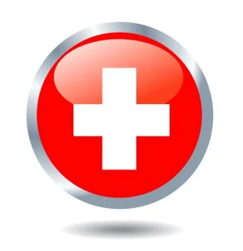 Flag of Switzerland vector illustration Stock Illustration