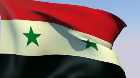 Flag of Syria HD 動画素材 14814093