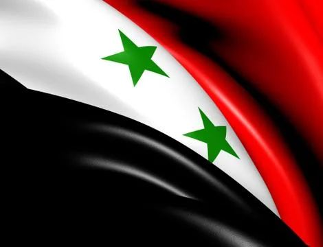 Flag of syria Stock Illustration