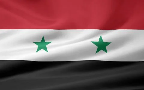 Flag of Syria Stock Photos