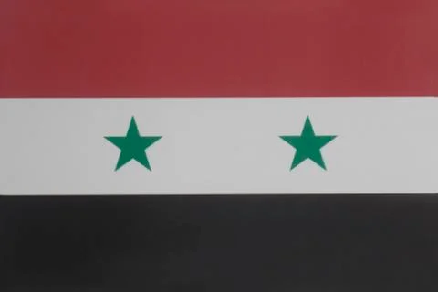 Flag of Syria 스톡 사진