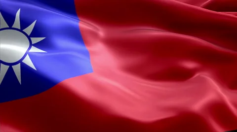 Flag Taiwan Vídeos de archivo 47780633