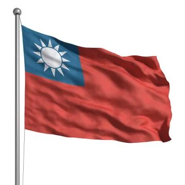 Flag of taiwan Stock Illustration