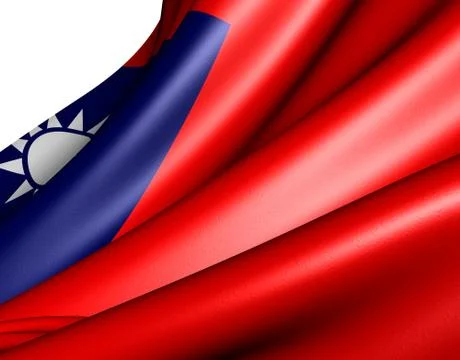 Flag of taiwan Stock Illustration