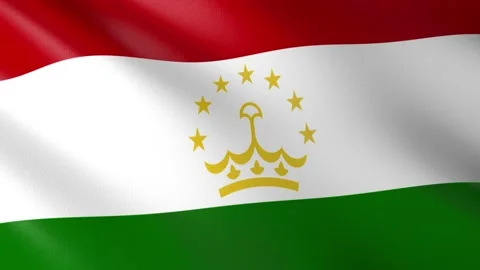Flag of Tajikistan Stock Footage 151675527