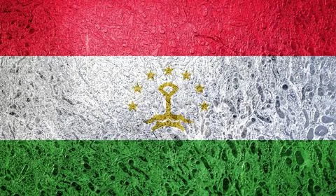 Flag of Tajikistan Illustrazione stock