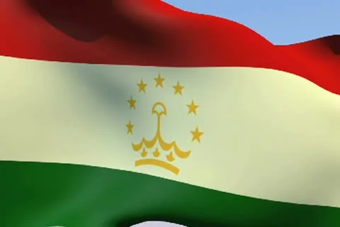 Flag of Tajikistan NTSC Stock Footage 14814528