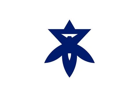 Flag of Takatsuki, Osaka Stock Illustration