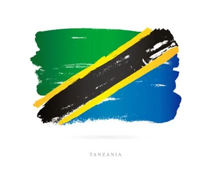 Flag of Tanzania. Abstract concept Stock Illustration