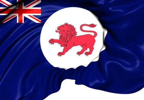 Flag of tasmania Stock Illustration