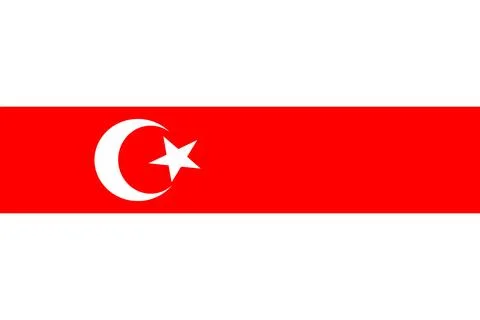 Flag Tatars Belarus Stock Illustration
