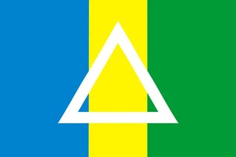 The flag of Tempovoy Yar Illustrazione stock