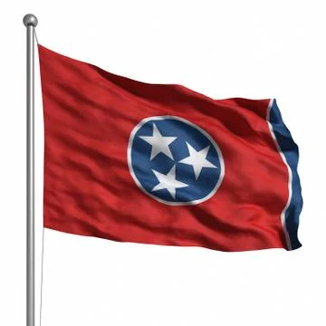 Flag of tennessee Stock Illustration