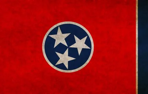 Flag of tennessee Stock Illustration