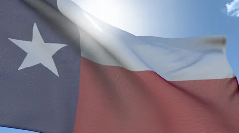 Flag Of Texas Stock Footage 37170679