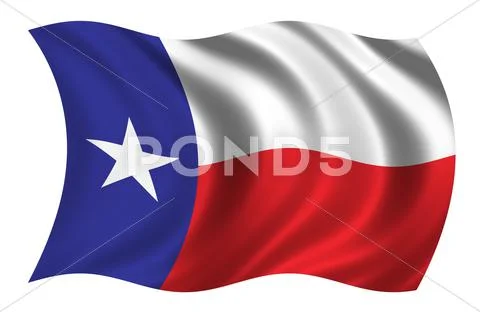 Flag of Texas Stock Illustration