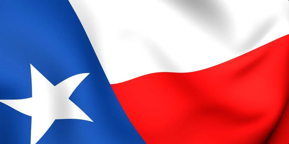 Flag of texas Stock Illustration