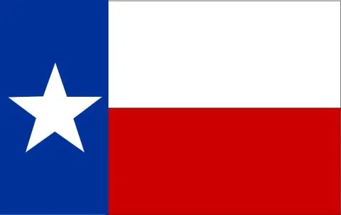 Flag of Texas Stock Illustration