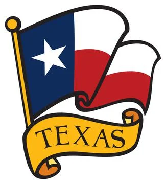 Flag of Texas Stock Illustration