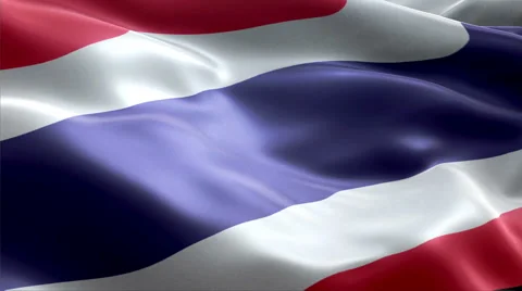 Flag Thailand Video stock 47781318