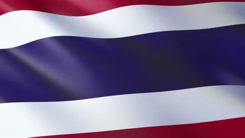 Flag of Thailand Stock Footage 151675861