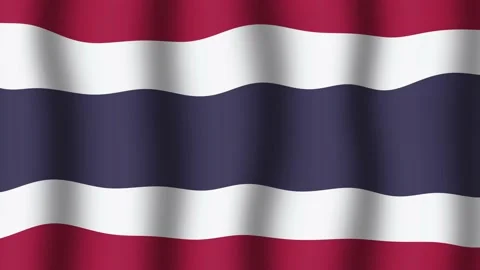 Flag of Thailand Vidéo 175857493