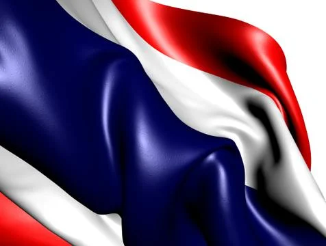 Flag of thailand Stock Illustration