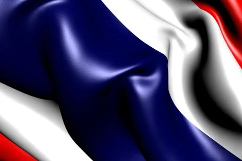 Flag of thailand Stock Illustration