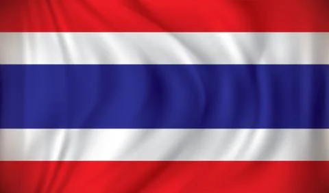 Flag of Thailand Stock Illustration