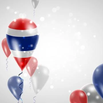 Flag of Thailand Stock Illustration