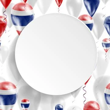 Flag of Thailand Stock Illustration