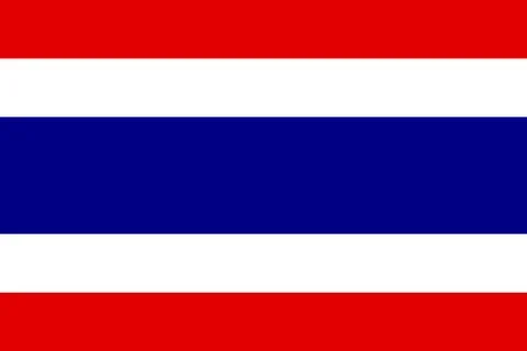 Flag of Thailand Illustrazione stock