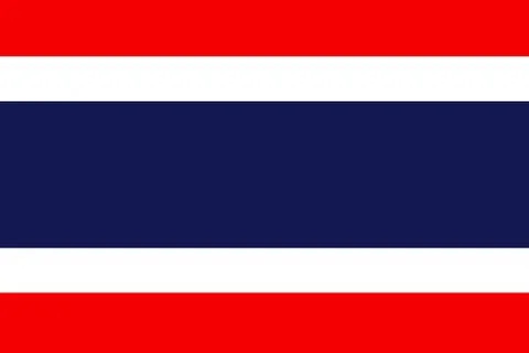 Flag of Thailand Stock Illustration