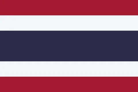Flag of Thailand Stock Illustration