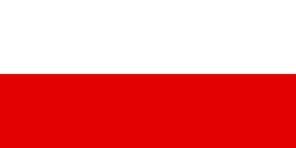 Flag of Thuringia  Red and White Horizontal Stripes, State Flag of Thuringi.. 스톡 일러스트