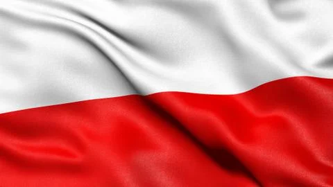 Flag of Thuringia waving in the wind. 3D illustration. Illustrazione stock
