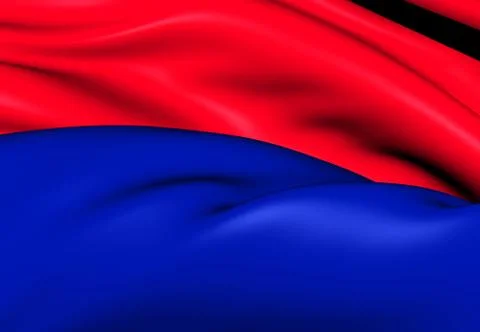 Flag of ticino Stock Illustration