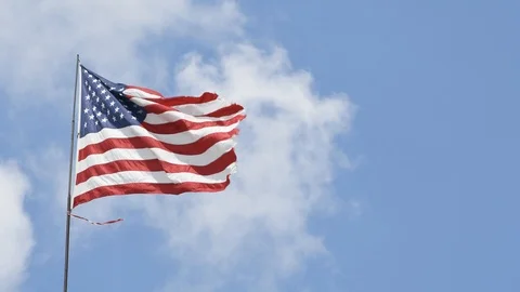 Flag Time Lapse 02 Video stock 113344270
