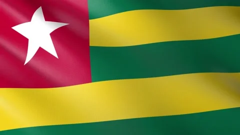 Flag of Togo Stock Footage 151676106