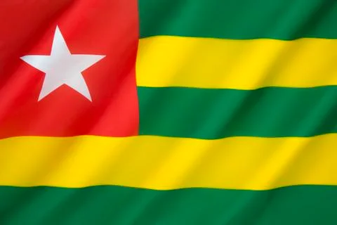 Flag of Togo Stock Photos