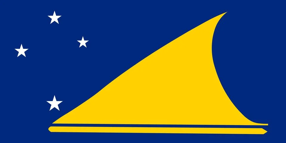 Flag of Tokelau Stock Illustration
