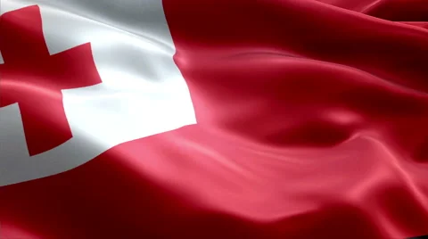 Flag Tonga Video stock 47782112