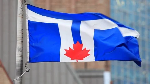 Flag of Toronto, Canada Vidéo 81571873