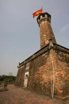 The Flag Tower of Hanoi Stock Photos