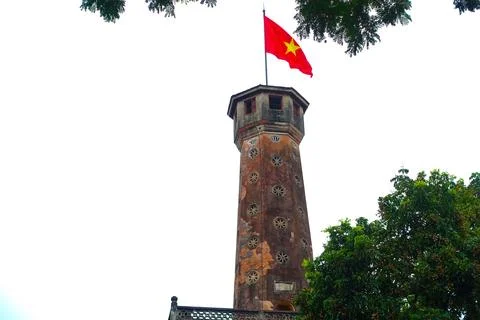FLAG TOWER HANOI Stock Photos