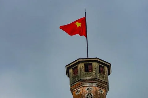 FLAG TOWER HANOI Stock Photos