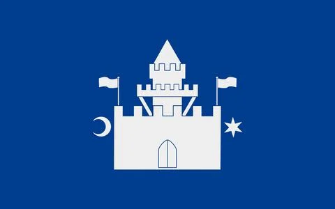 The of a flag Trelleborg Stock Illustration