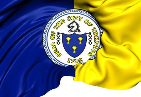 Flag of trenton Stock Illustration