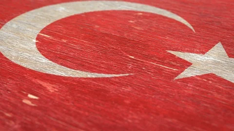 Flag Of Turkey. 1080p, 60fps Stock Footage 117109537