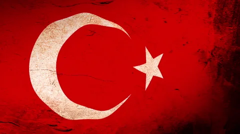 Flag of Turkey Stock Footage 40440967